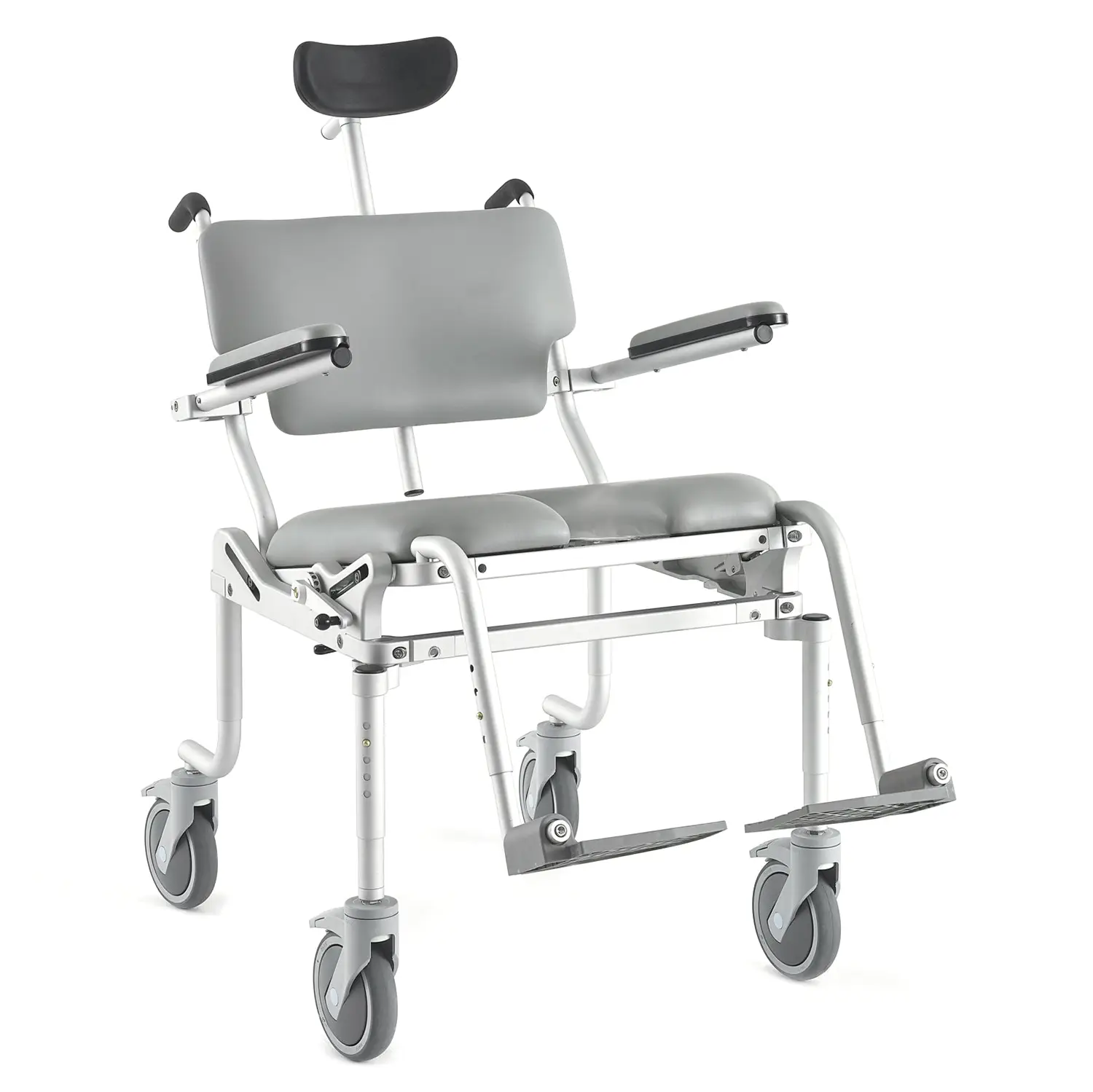 Nuprodx MC4200Tilt Wide Tilt-in-Space Rolling Shower Chair