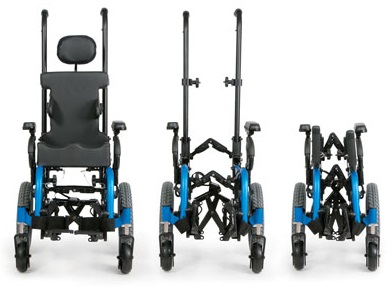 Zippie folding IRIS pediatric folding tilt-in-space wheelchair
