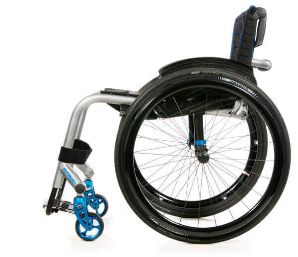 Open frame rigid wheelchair