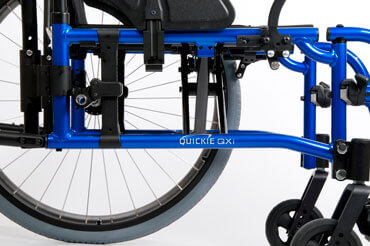 Folding box frame wheelchair