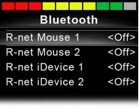 Bluetooth device list