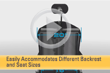 MONO Backrest System - Easily Accommodates Different Backrest and Seat Sizes