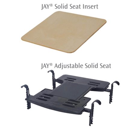 Wheelchair Cushions and Backs by JAYJAY Adjustable Solid Wheelchair Seat Option